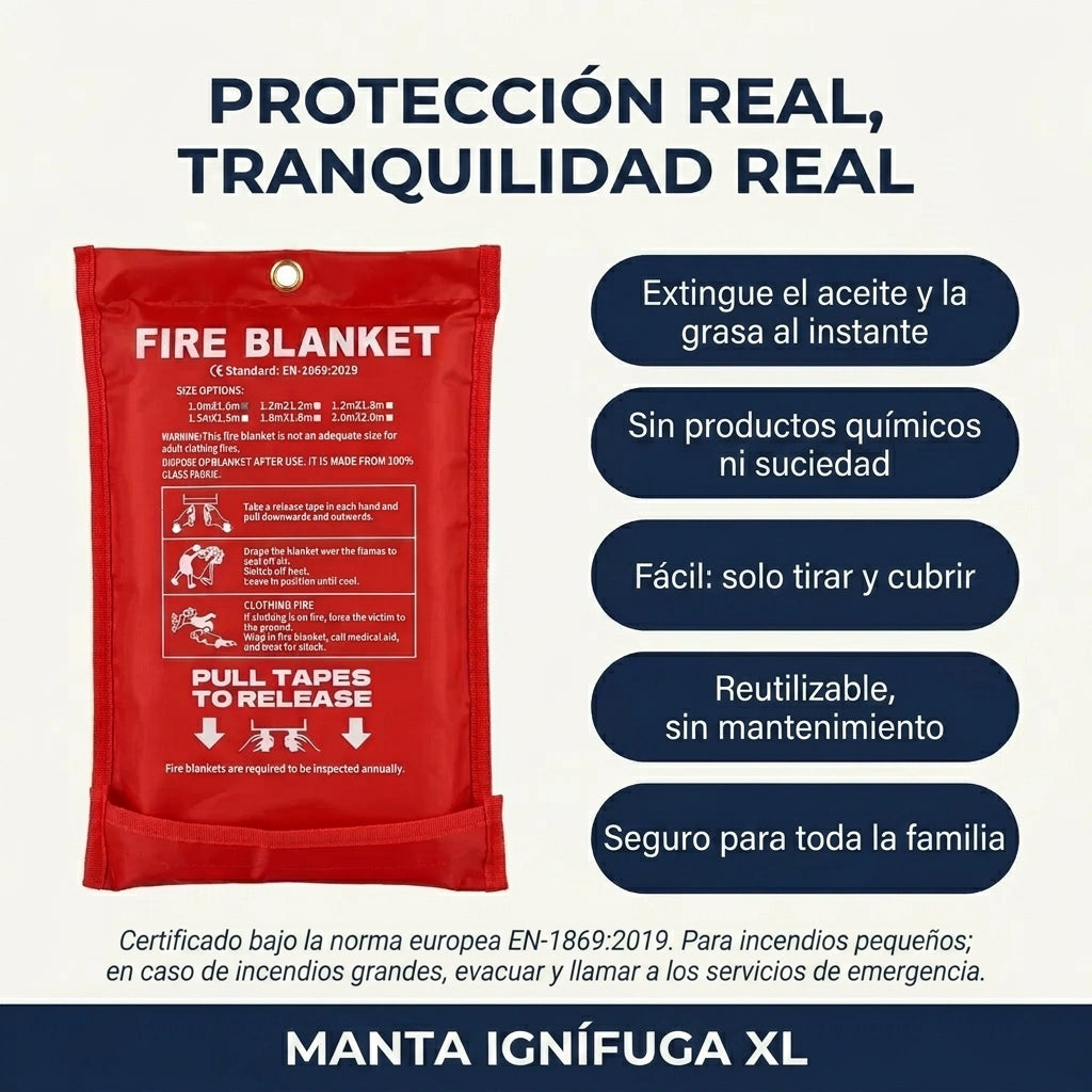 Manta ignifuga